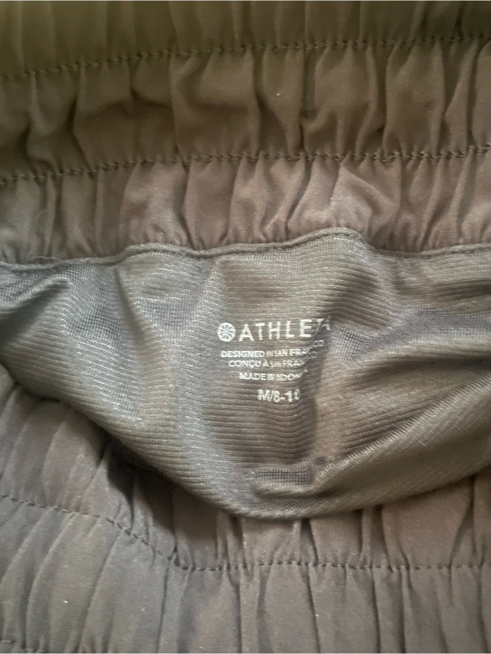 Athleta Girls Black Athletic Shorts M 8-10